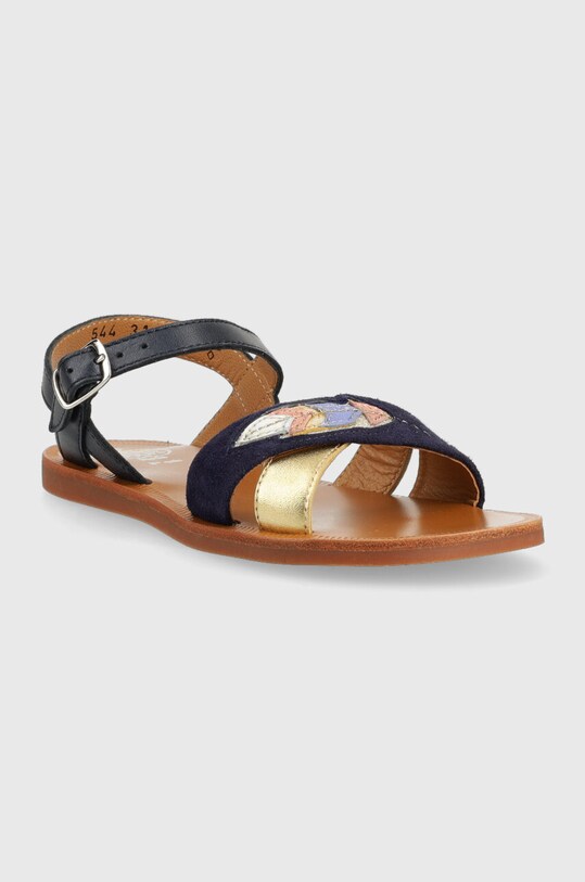 Pom D'api sandale din piele pentru copii O1GHAB0401.31.34 bleumarin SS23