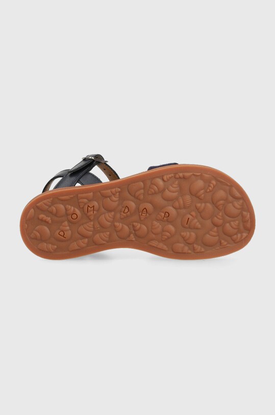 Pom D'api sandale din piele pentru copii O1GHAB0401.31.34 bleumarin