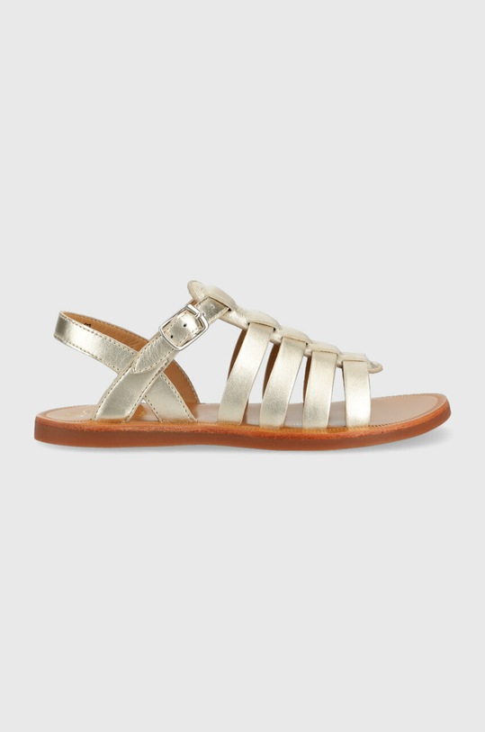 Pom D'api sandale din piele pentru copii aur O1GYAB04R3.31.34