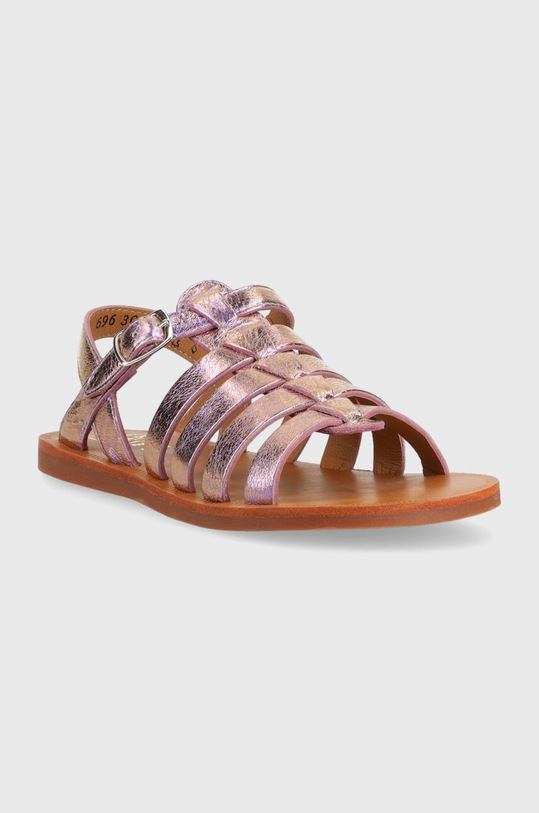 Pom D'api sandale din piele pentru copii O1GYAO0402.28.30 violet SS23
