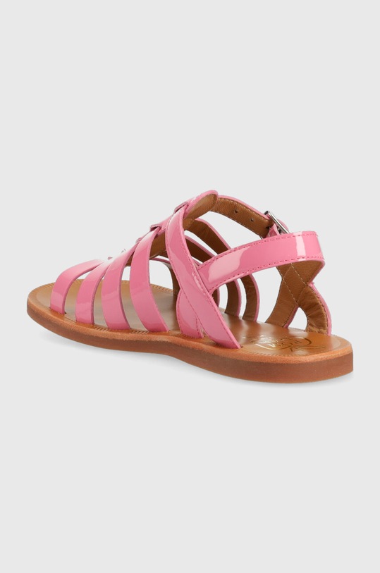 Девочка Детские кожаные сандалии Pom D'api O1GYAG0406.28.30 розовый