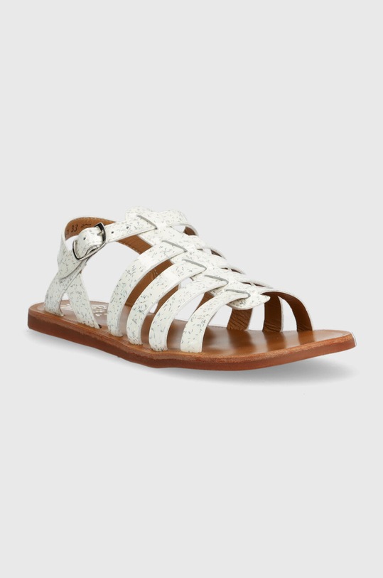 Pom D'api sandale din piele pentru copii O1GYAQ0409.31.34 alb SS23