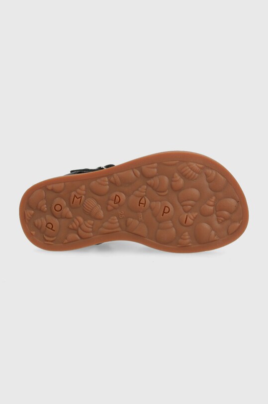 Pom D'api sandale din piele pentru copii O1GZAA0401.24.27 negru