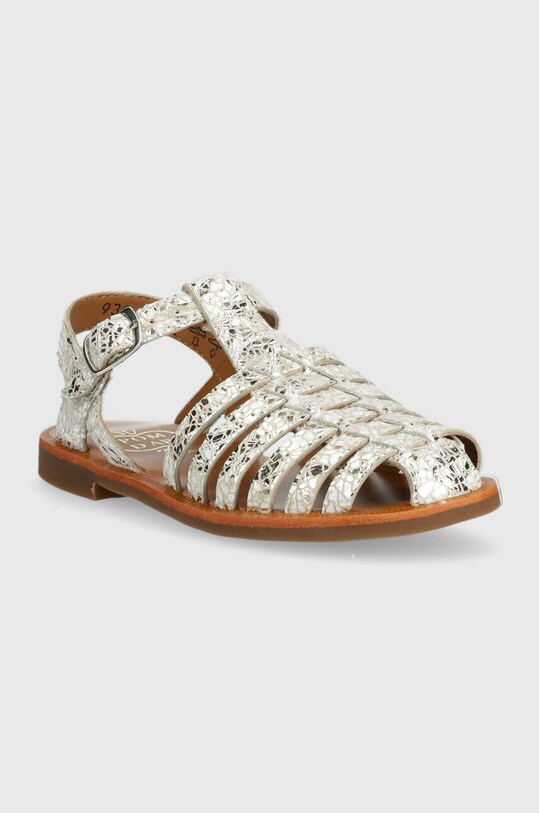 Reebok Classic sandale din piele pentru copii O1LAAJ0403.28.30 argintiu SS23