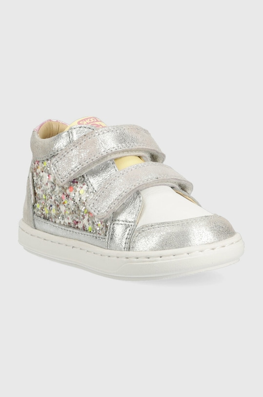 Detské poltopánky Shoo Pom O4DGBM0401 strieborná SS23