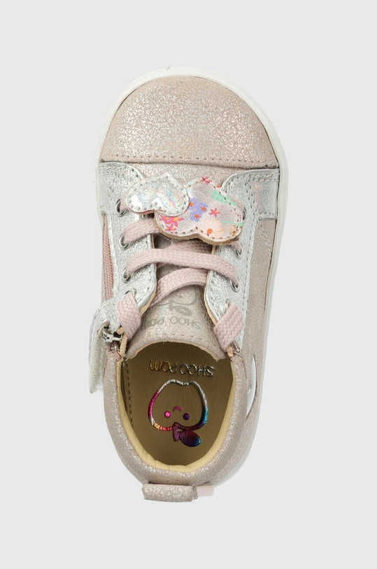 Dječje polucipele od brušene kože Shoo Pom roza O4DHAF0402