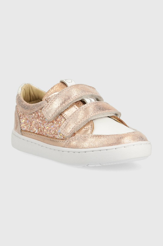 Shoo Pom sneakersy skórzane dziecięce O4GABM0404.25.32 beżowy SS23
