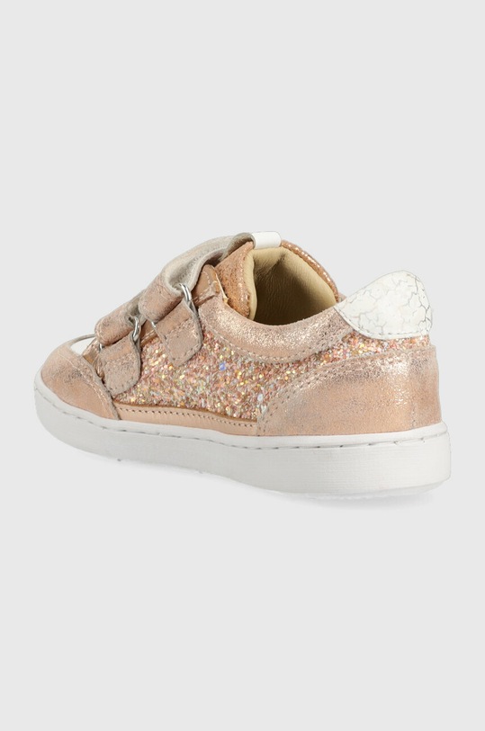 Dziewczynka Shoo Pom sneakersy skórzane dziecięce O4GABM0404.25.32 beżowy