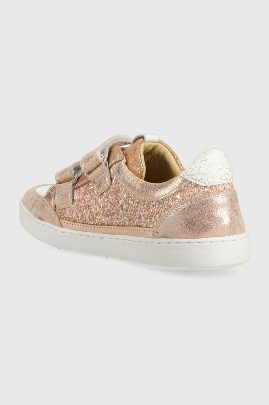 Dziewczynka Shoo Pom sneakersy skórzane dziecięce O4GABM0404.33.34 beżowy
