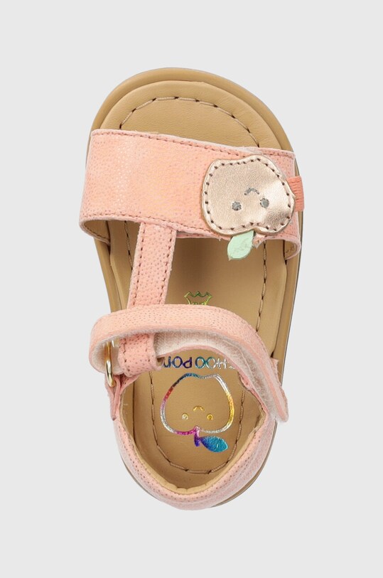 Shoo Pom sandale din piele pentru copii roz O4NFAR0401.19.23