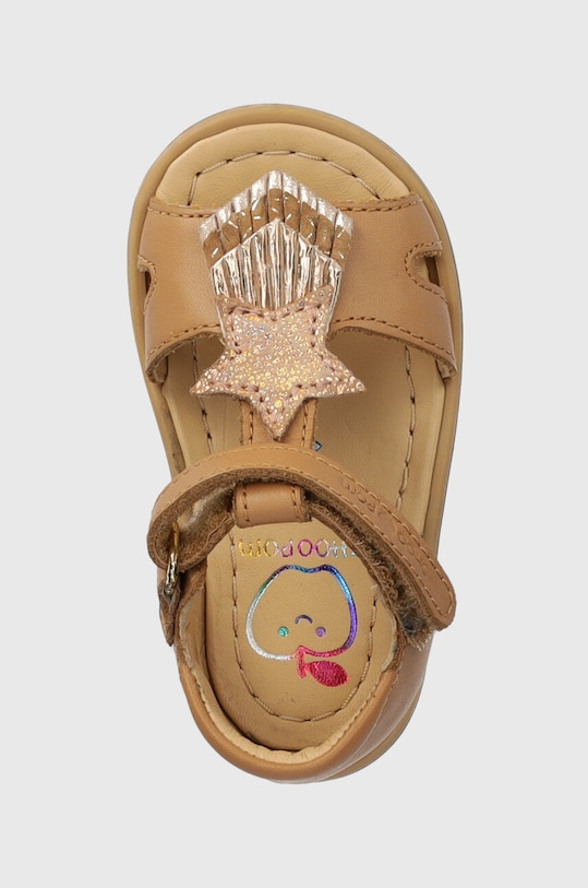 Детски сандали от кожа Shoo Pom кафяв O4NBAT0402.19.23