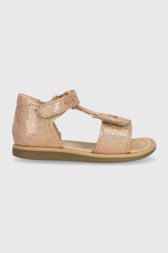 Shoo Pom sandale din piele pentru copii Planet friendly bej O4NCCD0401.19.23