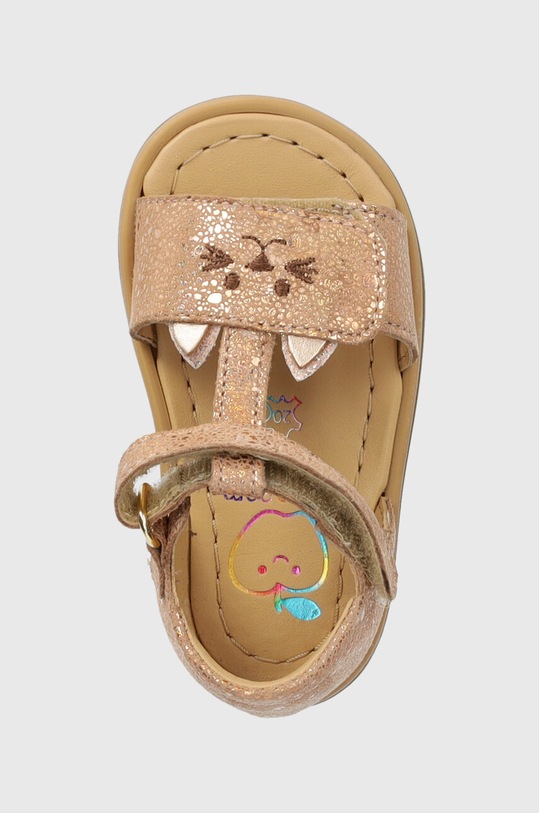 Dětské kožené sandály Shoo Pom béžová O4NCCD0401.19.23