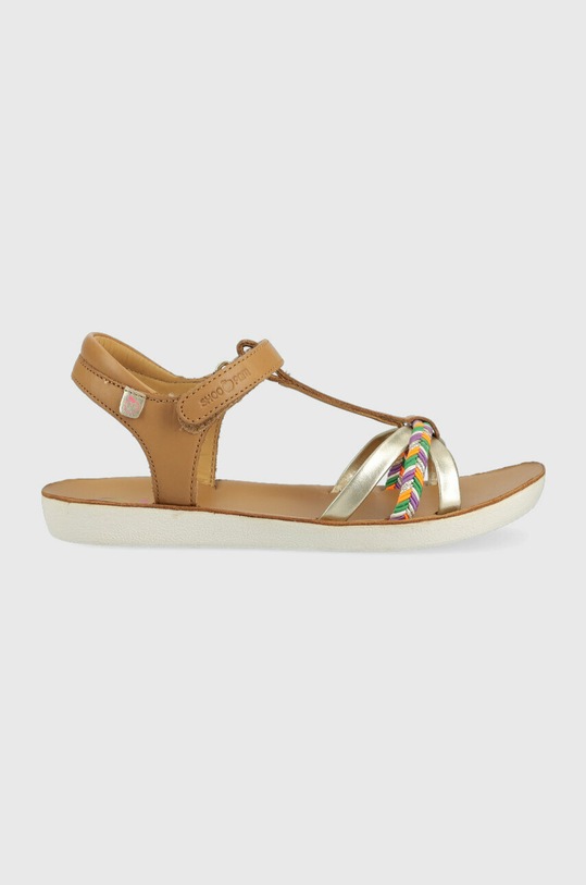 Shoo Pom sandale din piele pentru copii maro O4PJBN0401.28.34