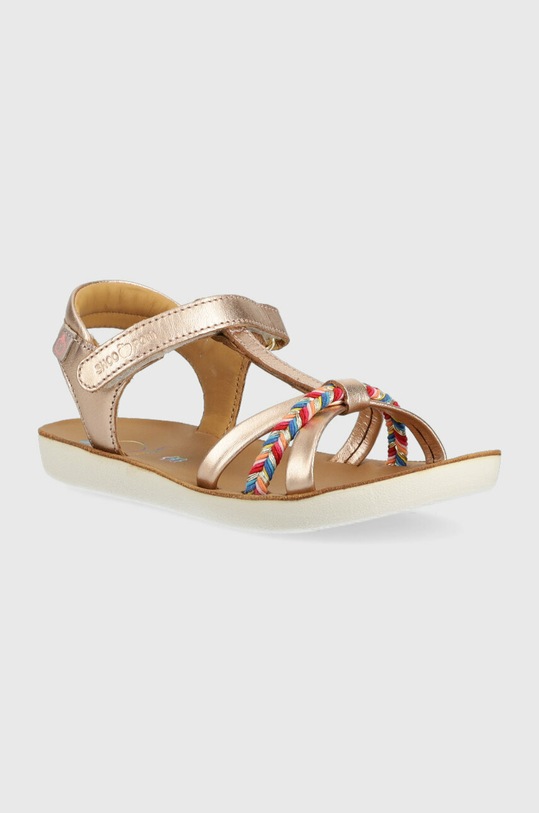 Shoo Pom sandale din piele pentru copii O4PJAK0406.28.34 multicolor SS23