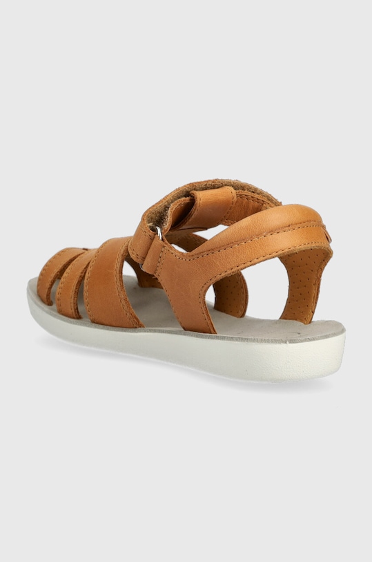 Fete Shoo Pom sandale din piele pentru copii O4POBC0402.28.34 maro