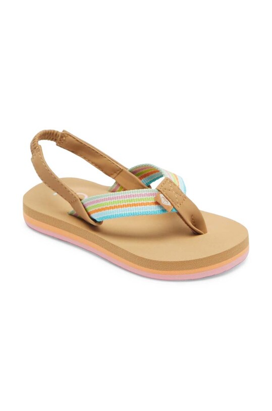Roxy sandale copii textil maro AROL100022