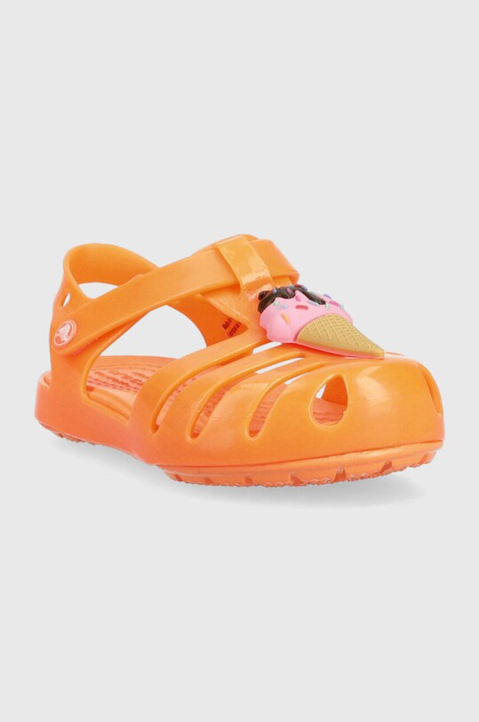 Crocs sandale copii ISABELLA CHARM SANDAL 208445.CROCS.ISABELLA.C portocaliu SS23