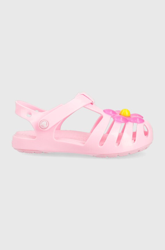 Crocs sandale copii ISABELLA CHARM SANDAL Produs pentru bebe roz 208445.CROCS.ISABELLA.C