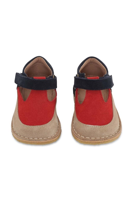 Konges Sløjd półbuty zamszowe dziecięce multicolor KS4969
