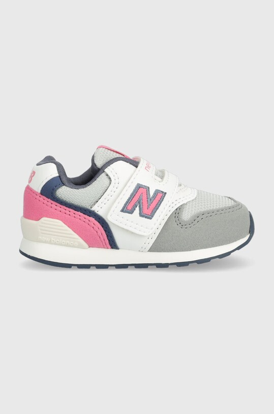 Detské tenisky New Balance 996 imitácia kože sivá IZ996.G