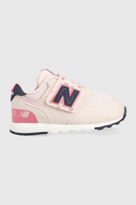 New Balance sneakersy dziecięce NBNW574.G imitacja skóry licowej różowy NW574.G