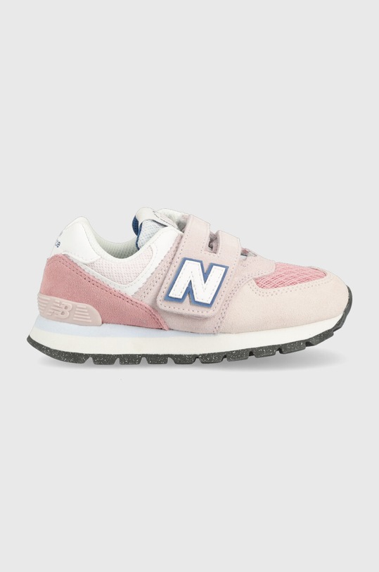 New Balance sneakersy dziecięce skóra zamszowa różowy PV574.G