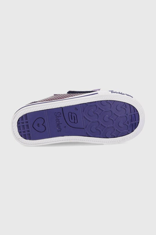 Παιδικά πάνινα παπούτσια Skechers Shuffles Itsy Bitsy 10764N.PPYX μωβ