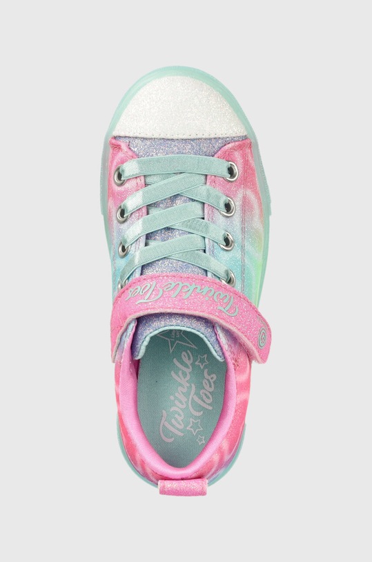 Παιδικά πάνινα παπούτσια Skechers Twinkle Sparks Ice Dreamsicle πολύχρωμο 314782L.PPYX