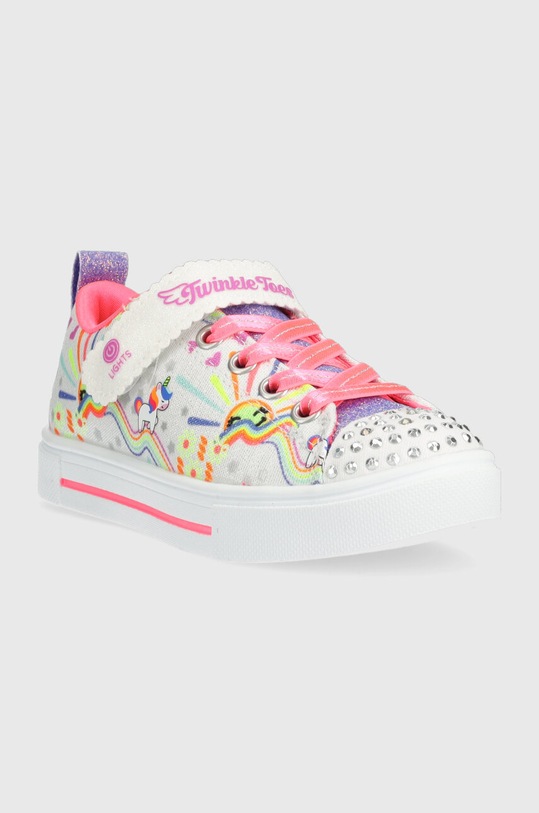 Dětské tenisky Skechers 314802L.PPYX bílá SS23