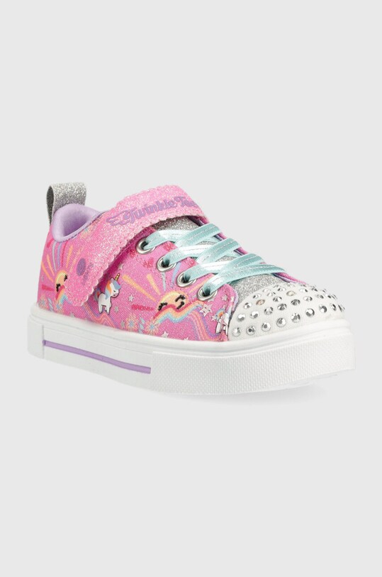 Παιδικά πάνινα παπούτσια Skechers 314802L.PPYX ροζ SS23