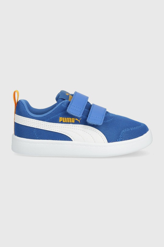 Puma sneakersy dziecięce Courtflex v2 Mesh V PS syntetyczny niebieski 37175814.PPYX