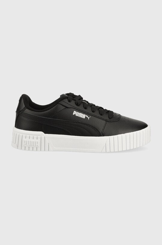 Παιδικά δερμάτινα αθλητικά παπούτσια Puma Carina 2.0 Jr Planet friendly μαύρο 38618501.PPYX