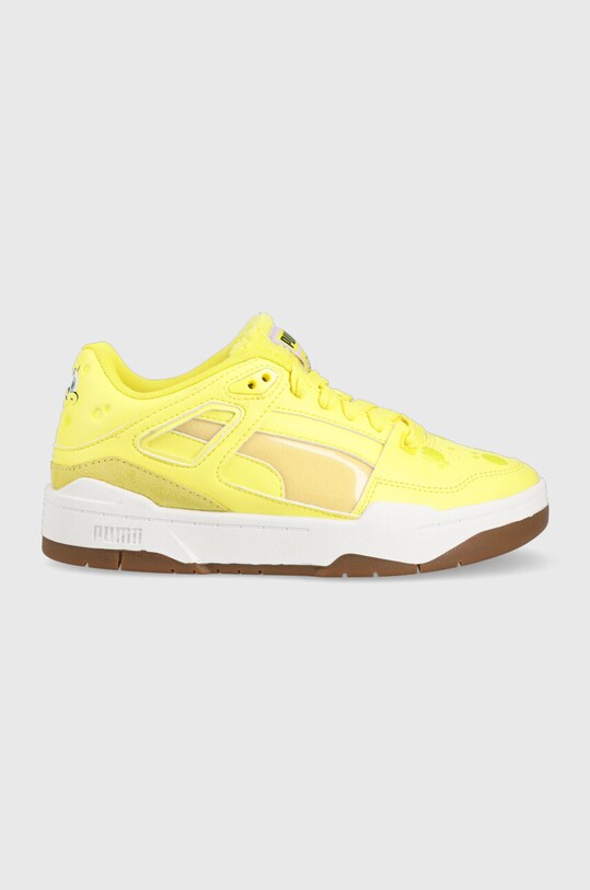Dětské sneakers boty Puma Slipstream Spongebob 2 Jr přírodní kůže žlutá 39164401.PPYX