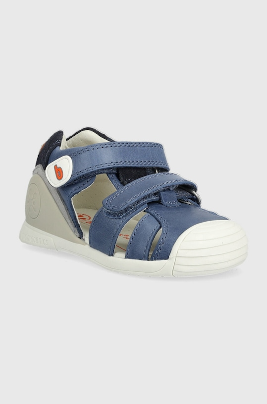 Dětské kožené sandály Biomecanics 222156 modrá SS23