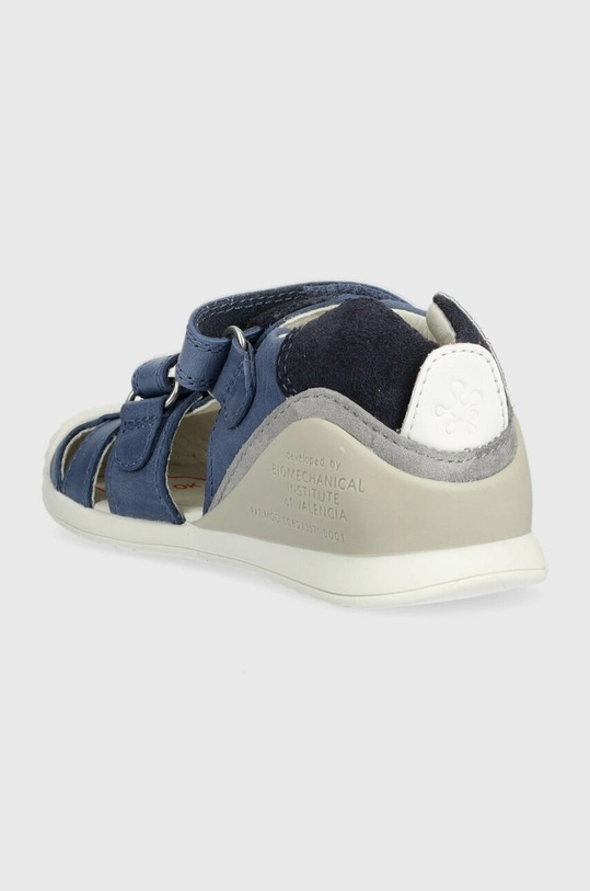 CHLAPEC Dětské kožené sandály Biomecanics 222156 modrá