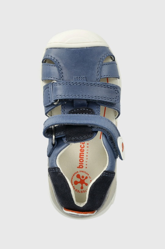 Dětské kožené sandály Biomecanics modrá 222156