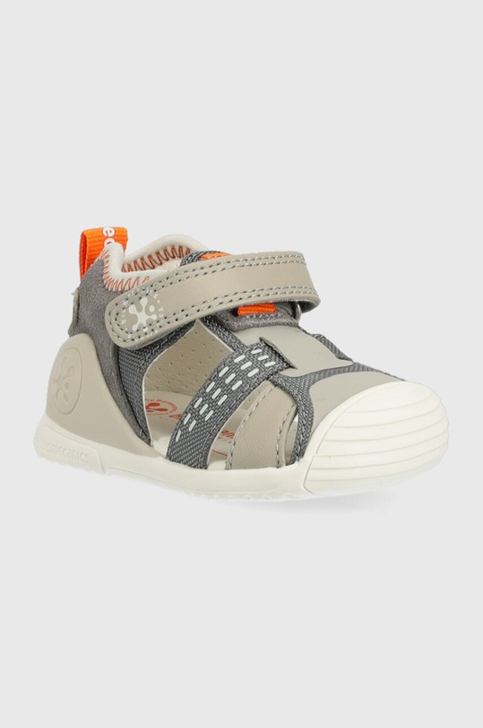 Biomecanics sandały dziecięce 232134 szary SS23