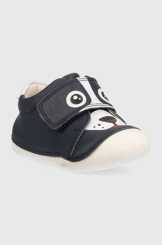 Geox sneakersy skórzane dziecięce B3539C.00085 granatowy SS25