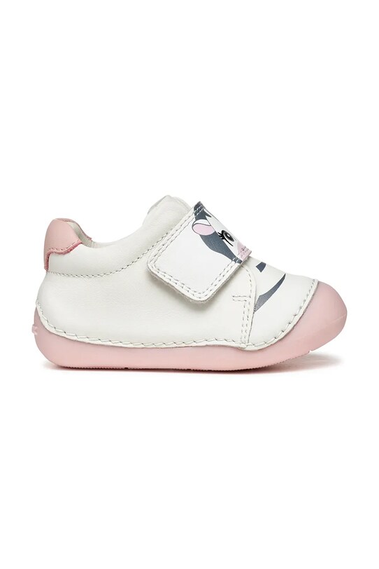 Geox teniși din piele copii B3540B.00085 alb SS25