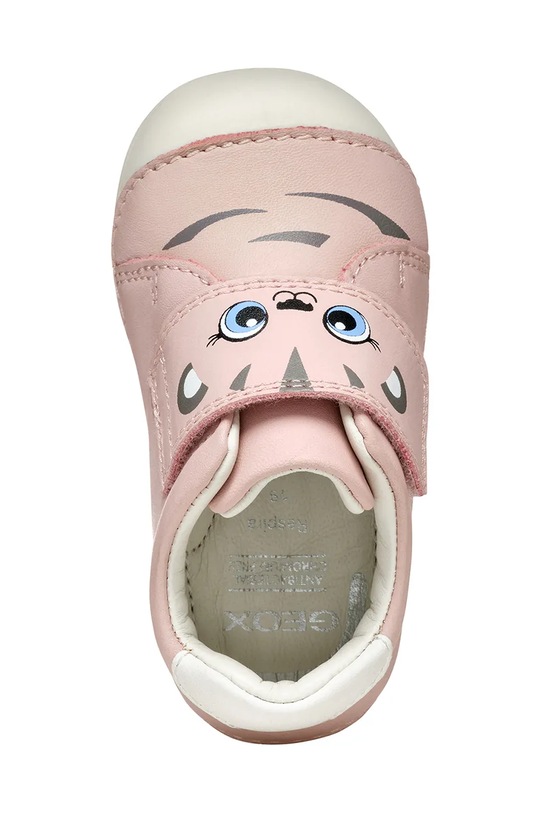 Geox teniși din piele copii B3540B.00085 roz