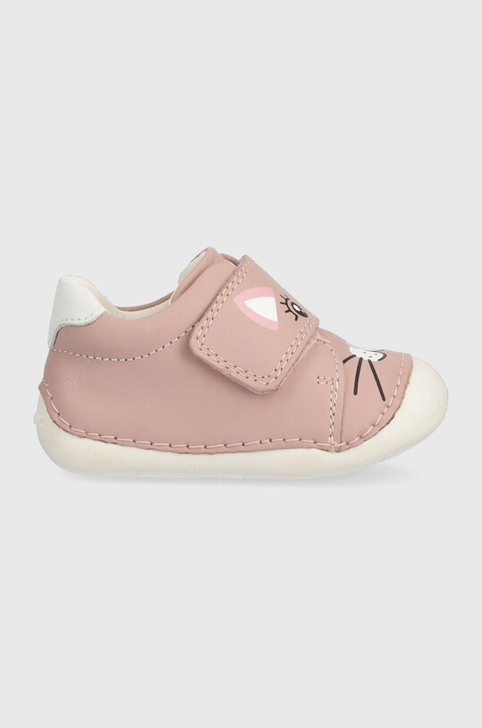 Geox buty skórzane dziecięce Produkt niemowlęcy różowy B3540B.00085