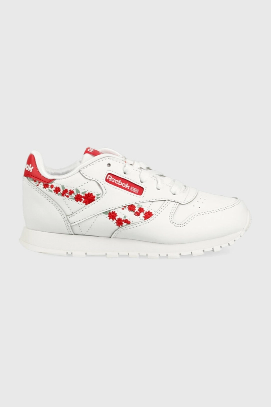 Detské tenisky Reebok Classic CL LTHR imitácia kože biela HP9521