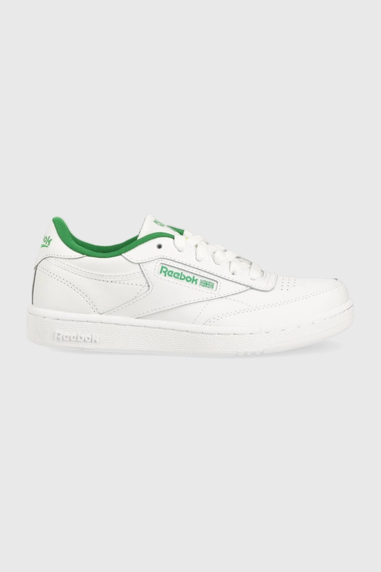 Reebok Classic sneakersy skórzane dziecięce CLUB C syntetyczny biały ID1957