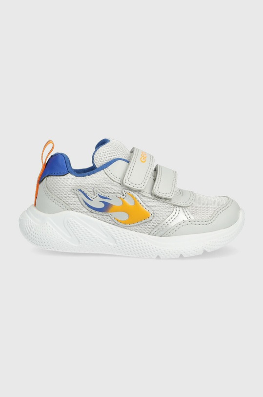 Geox sneakersy dziecięce imitacja skóry licowej szary B354UC.01454.24.27