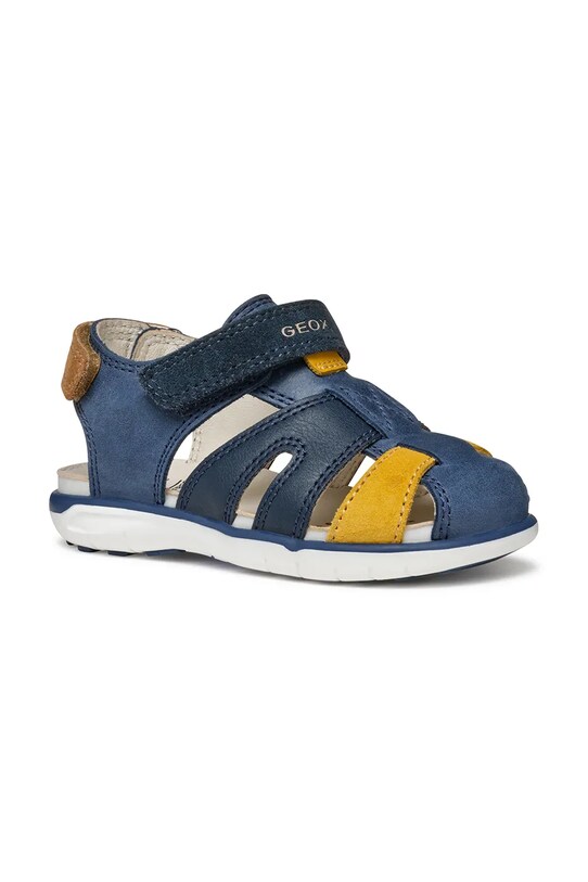 Geox sandale din piele pentru copii piele întoarsă albastru B354LA.0CL22.20.23