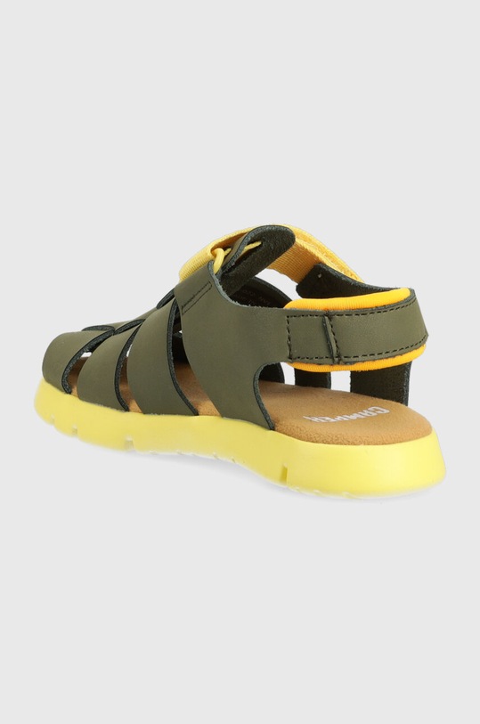 CHLAPEC Dětské kožené sandály Camper K800242.022.25.28 zelená