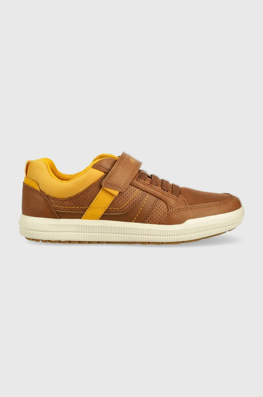 Geox sneakersy dziecięce imitacja skóry licowej brązowy J164AA.0MEFU.36.41