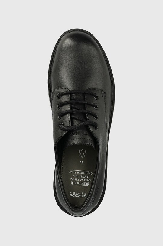 Geox półbuty skórzane dziecięce czarny J0420C.00043.36.41