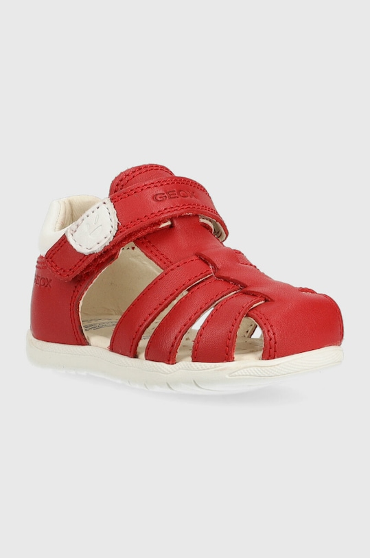 Dječje kožne sandale Geox B254VA.08554 crvena SS25